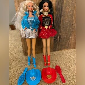 Vintage Western Stampin’ Barbie and TaraLynn
